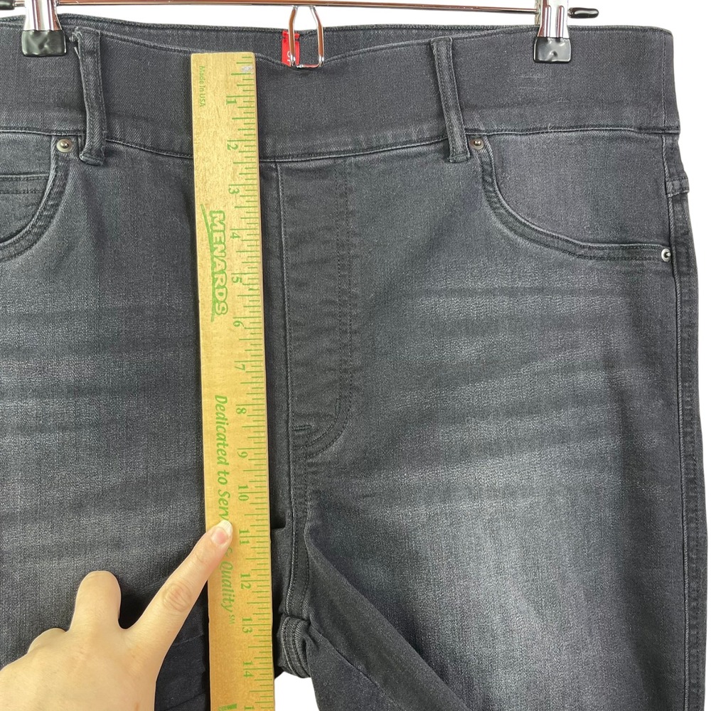 Spanx Straight Jeans Womens 1X Tall Stretchy Cotton Blue - Picture 8 of 9
